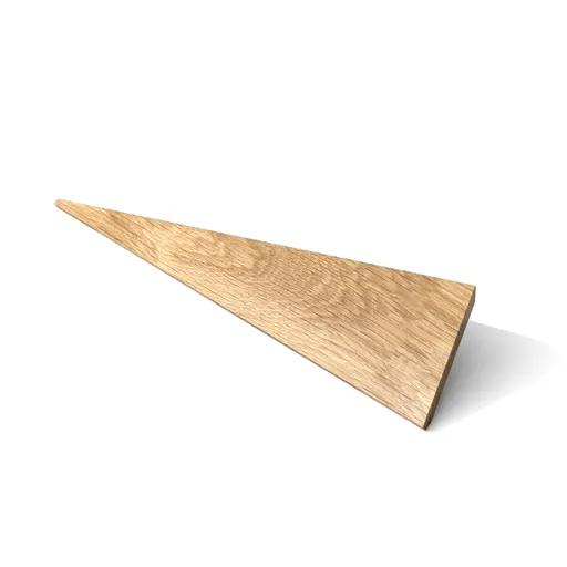 Triangular oak knobs for cabinets contemporary - 2